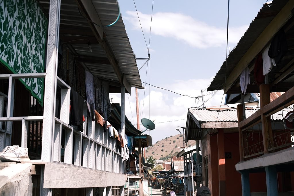 Local village on Komodo Island, Indonesia