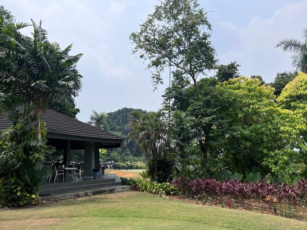 Tropical golf course atmosphere at Jagorawi Golf & Country Club