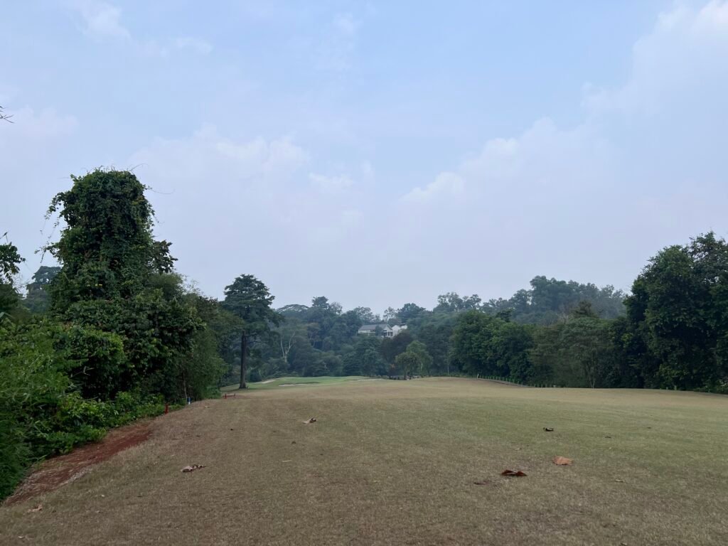 Golf course scenery at Jagorawi Golf & Country Club in Bogor