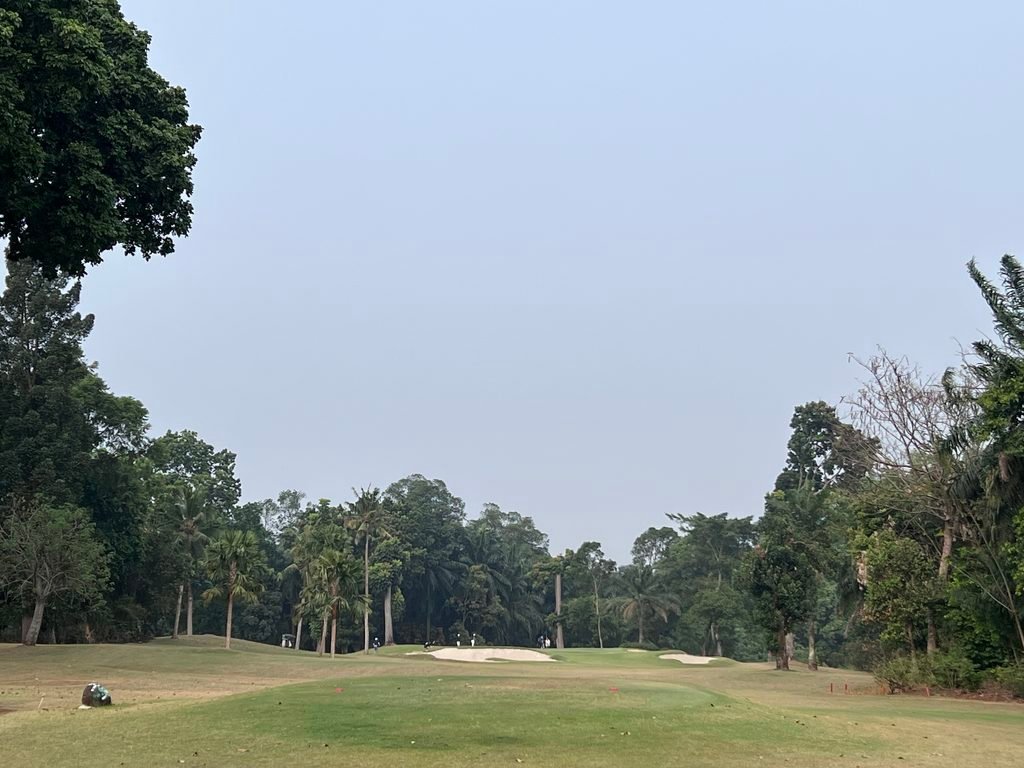 Green and bunker at Jagorawi Golf & Country Club